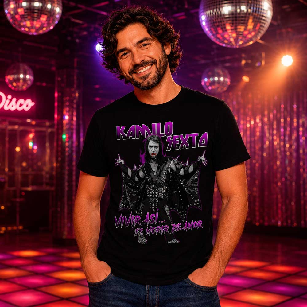 Camiseta «Kamilo Sexto» – Parodia musical de humor para Hombre, Mujer y Niño