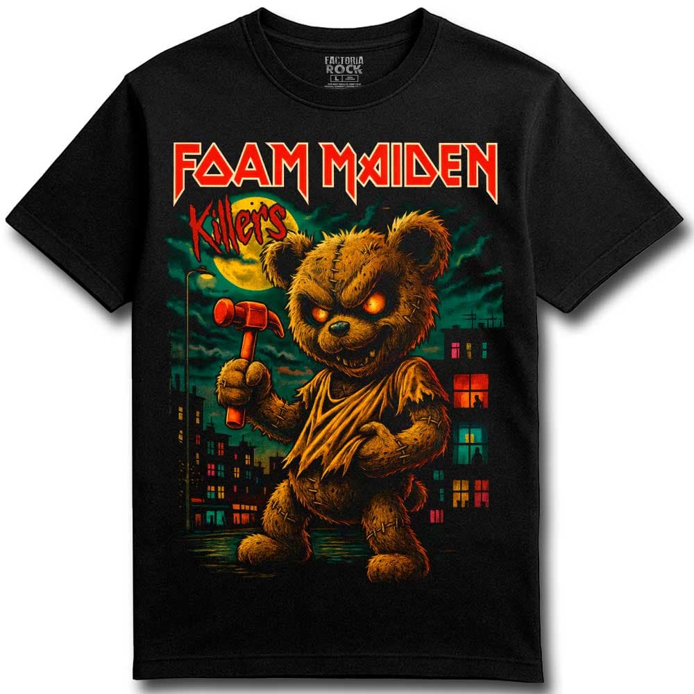 Camiseta de Rock «Foam Maiden» hombre, mujer y niño