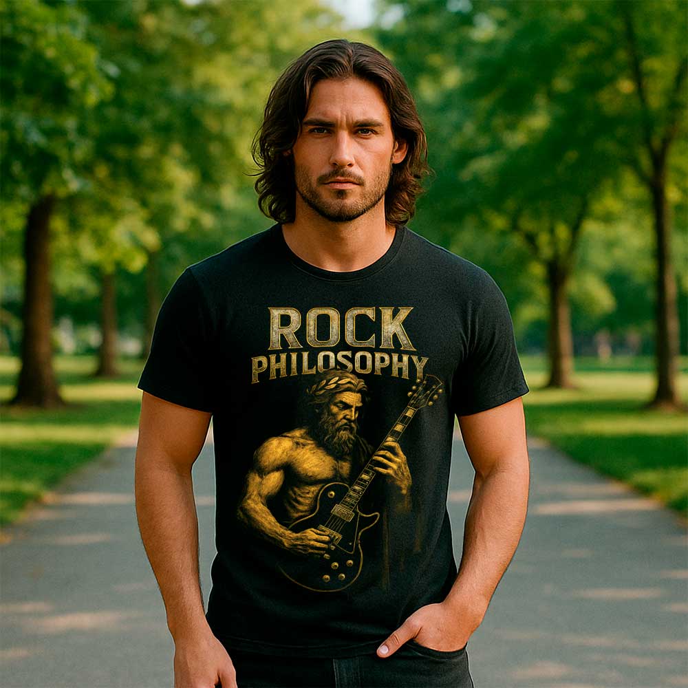Camiseta de Rock «Rock Philosophy» hombre, mujer y niño
