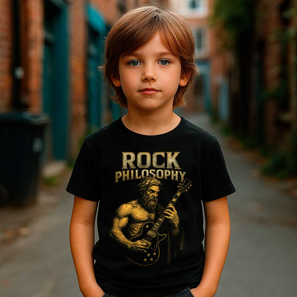 Camiseta de Rock «Rock Philosophy» hombre, mujer y niño