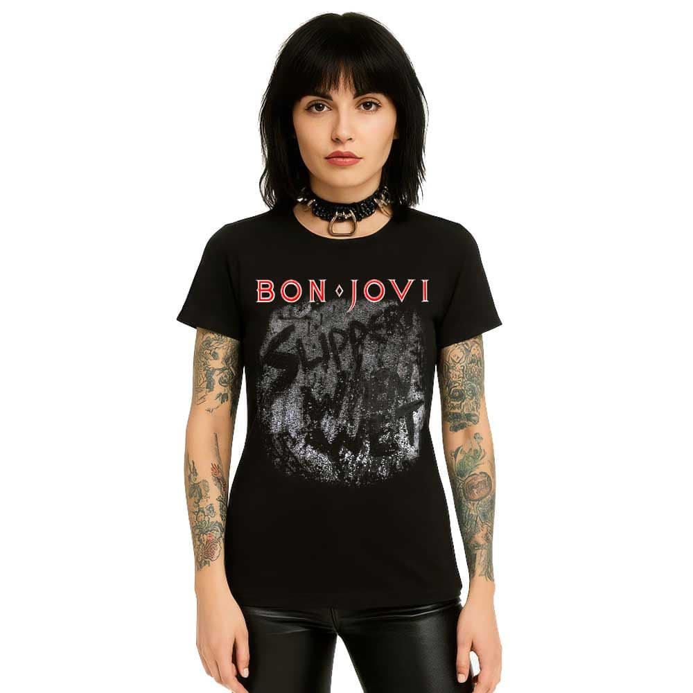 Camiseta BON JOVI Sleepery when wet para hombre, mujer y niño