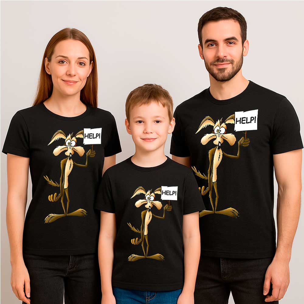 Camiseta «COYOTE» hombre, mujer y niño