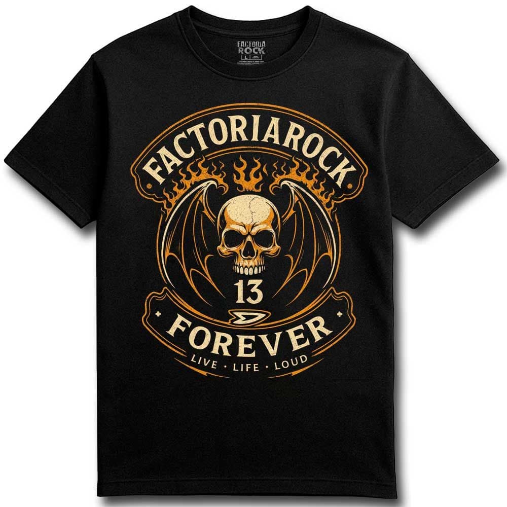 Camiseta de Rock «FactoriaRock Forever» hombre, mujer y niño