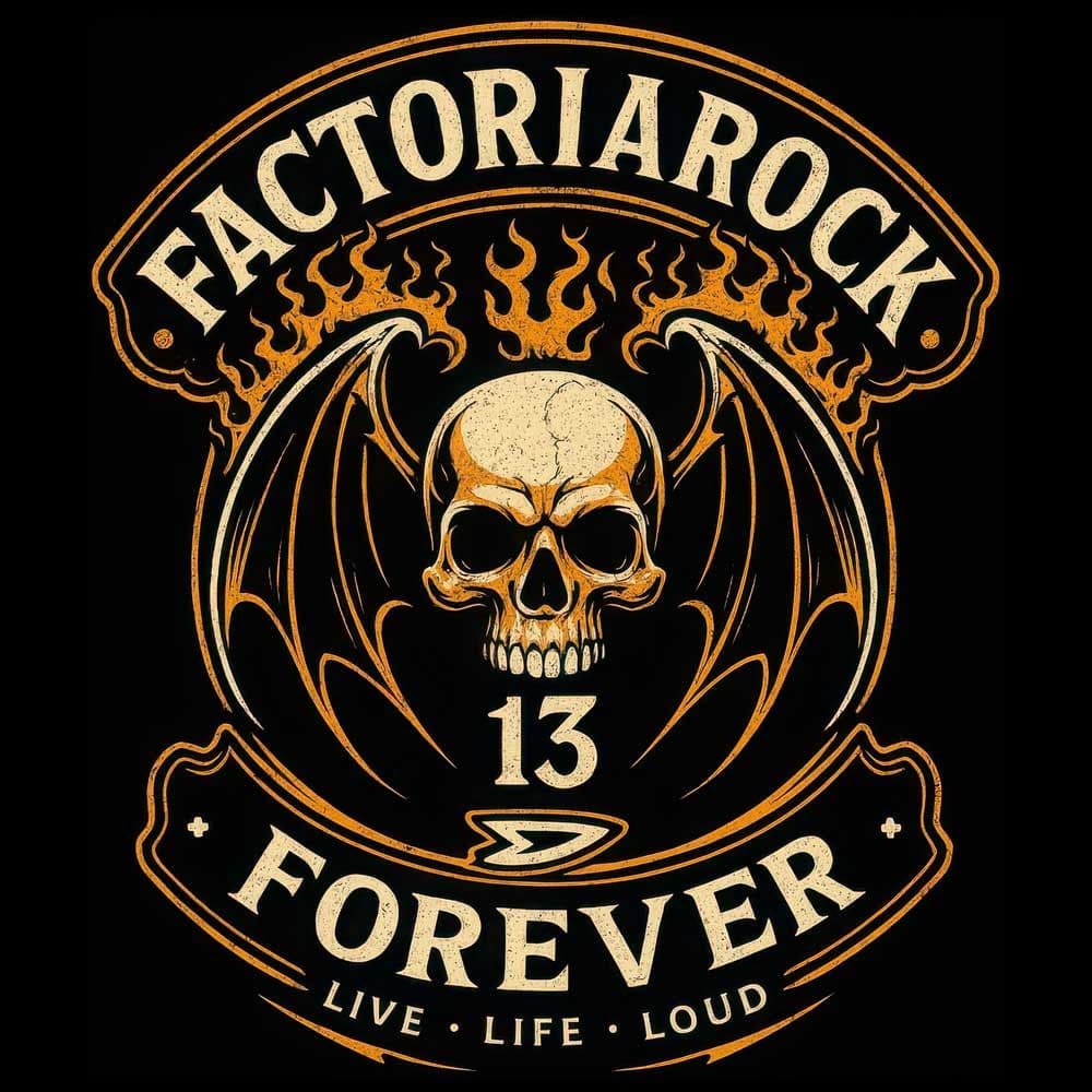 Camiseta de Rock «FactoriaRock Forever» hombre, mujer y niño