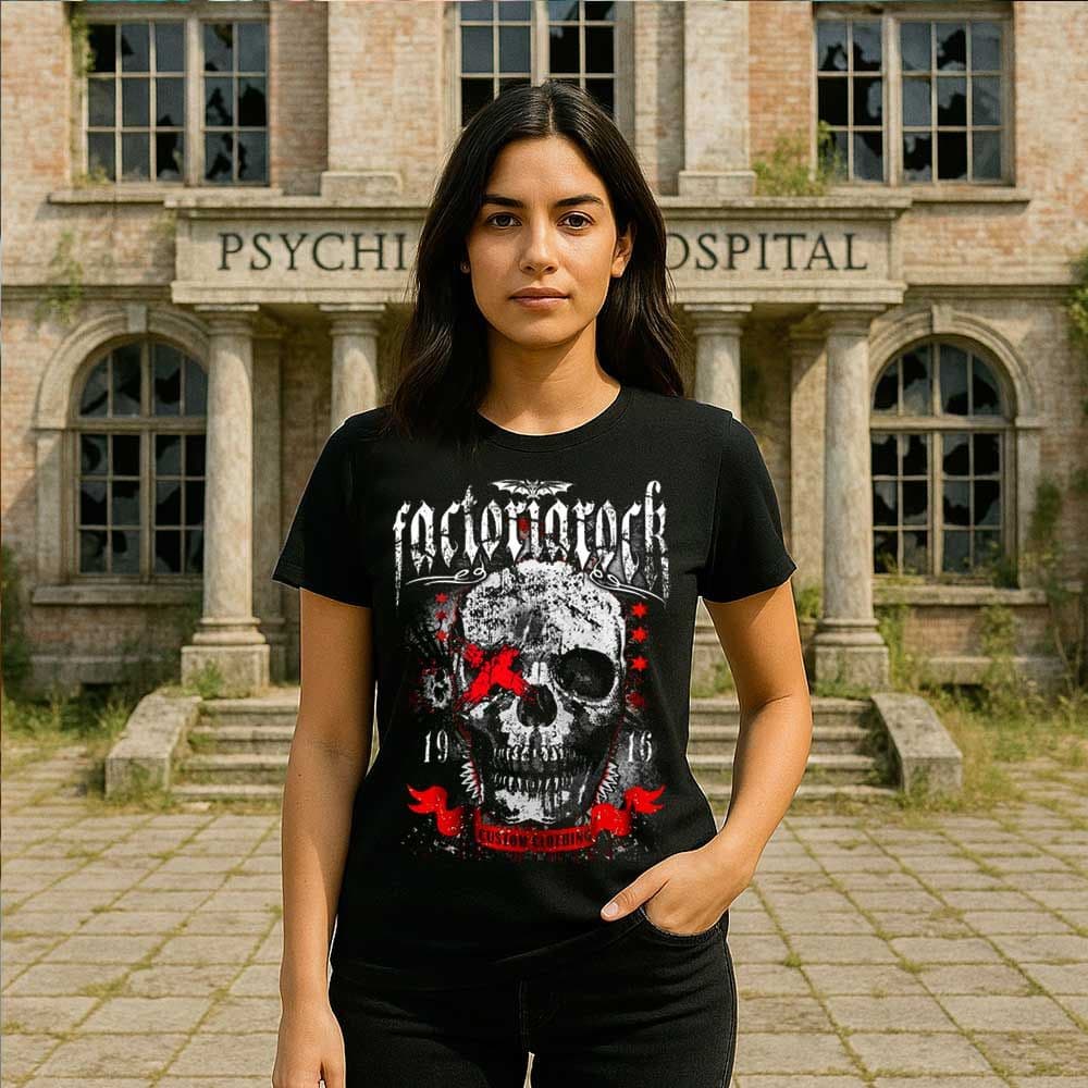 Camiseta de rock «CUSTOM CLOTHING» hombre, mujer y niño