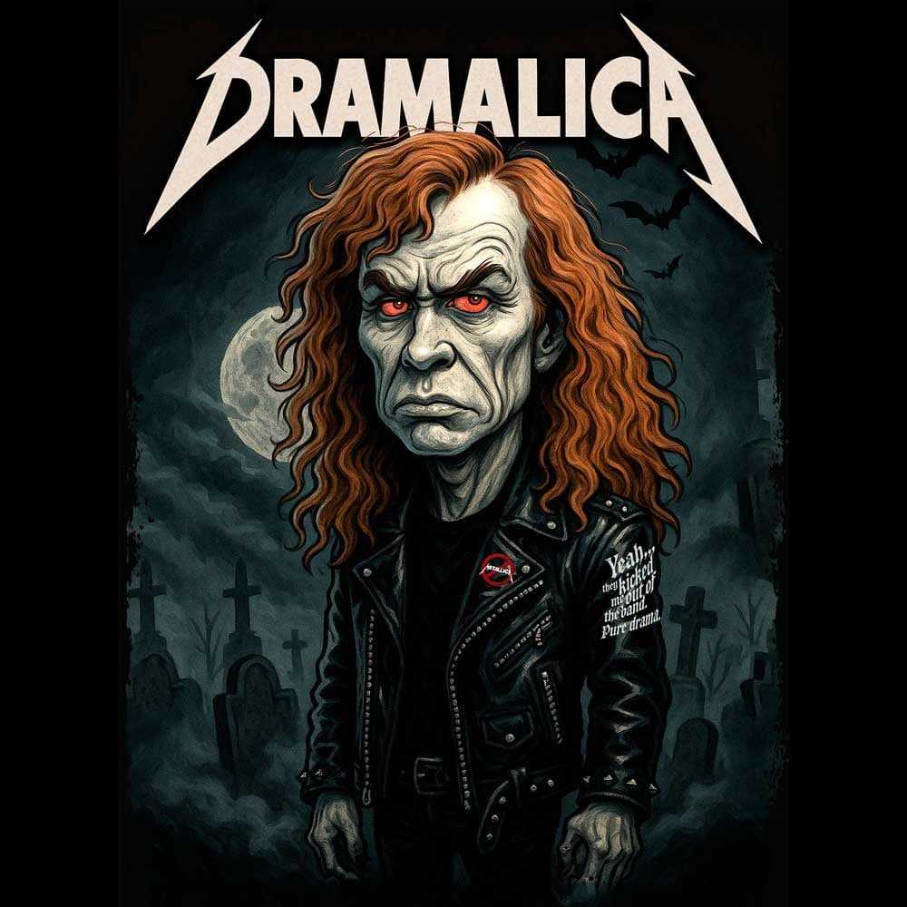 Camiseta de Rock «Dramatica» para hombre, mujer y niño