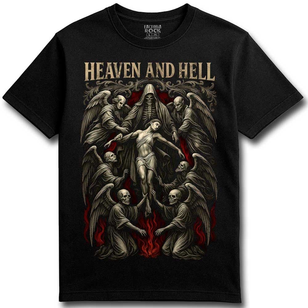 Camiseta de Rock «Heaven And Hell» hombre, mujer y niño