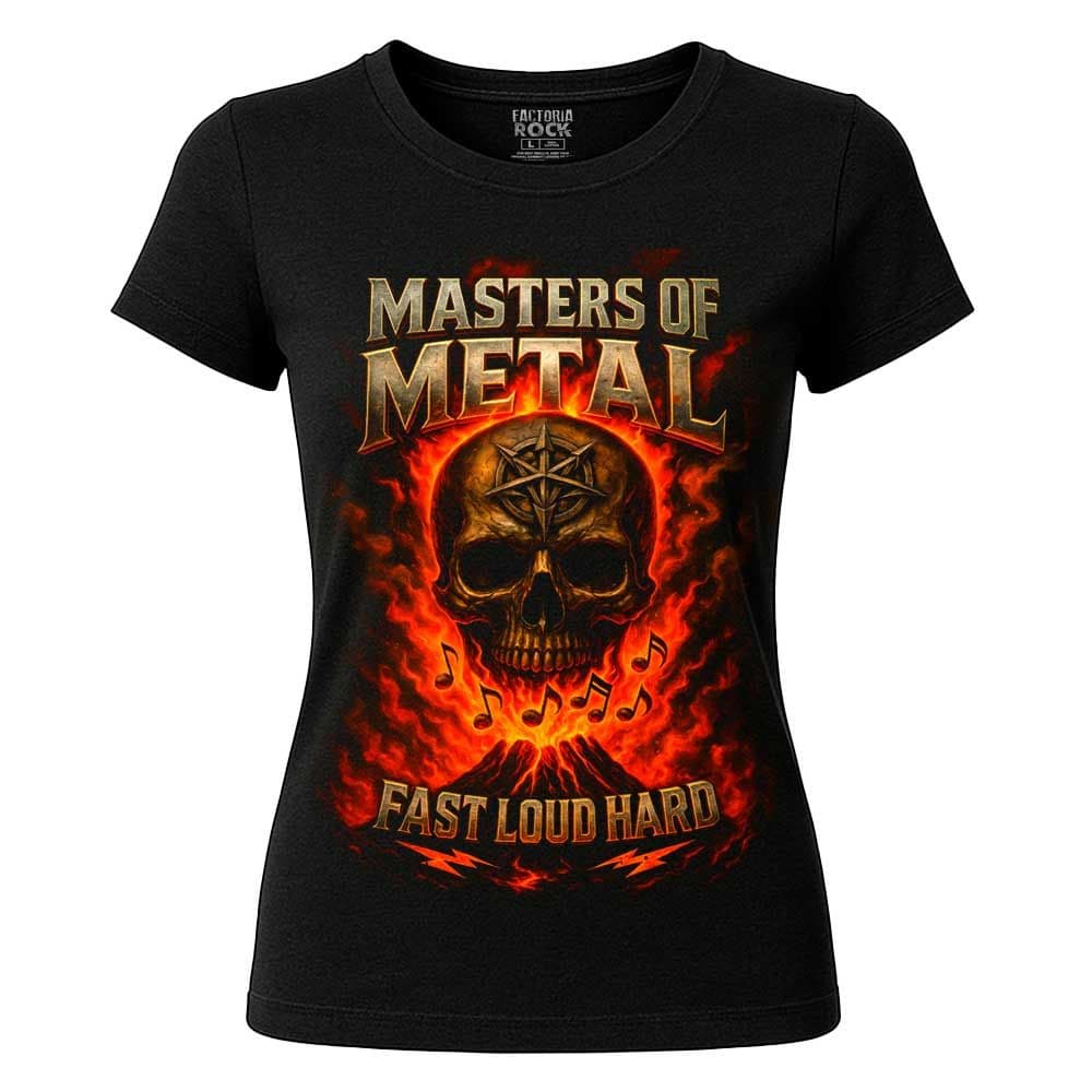 Camiseta de Rock «Masters of Metal» hombre, mujer y niño