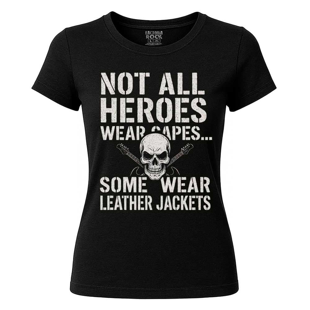 Camiseta de Rock «Not all Heroes» hombre, mujer y niño