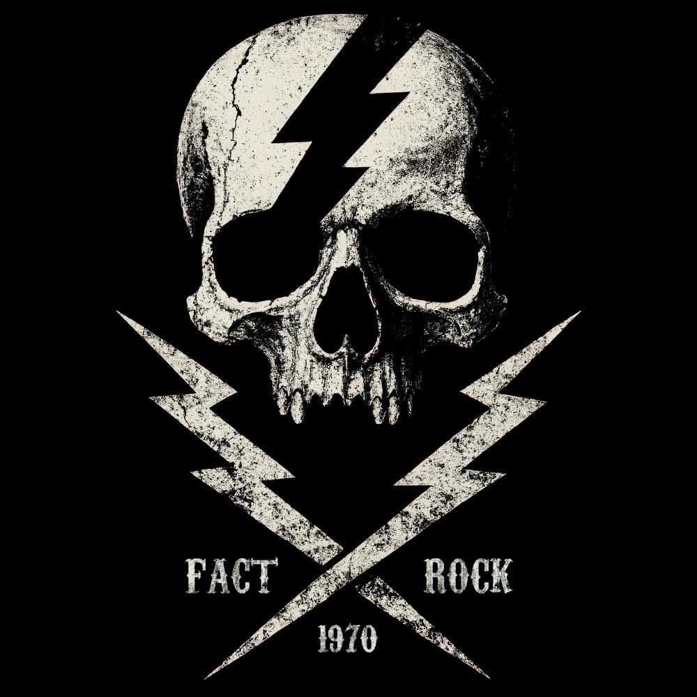 Camiseta de Rock «Skull Thunder» hombre, mujer y niño