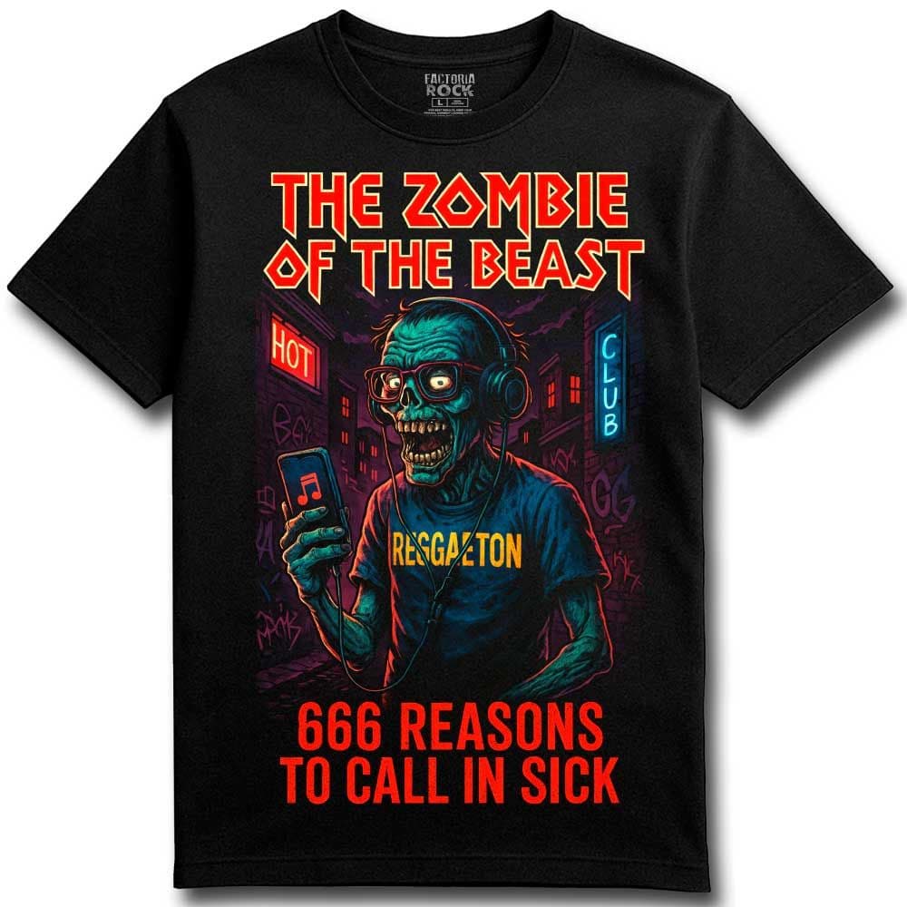 Camiseta de Rock «The Zombie Of The Beast » hombre, mujer y niño