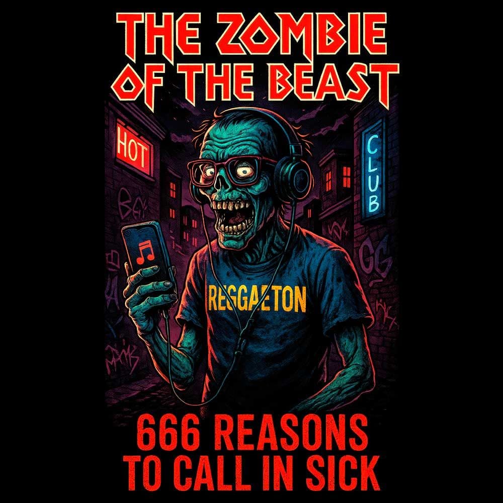Camiseta de Rock «The Zombie Of The Beast » hombre, mujer y niño