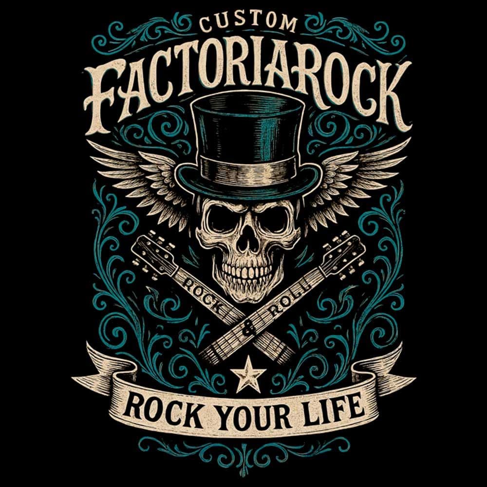 Camiseta de rock «Rock your Live» hombre, mujer y niño