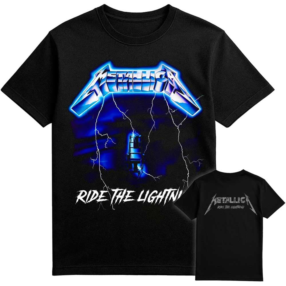Camiseta METALLICA Ride the Lightning para hombre, mujer y niño