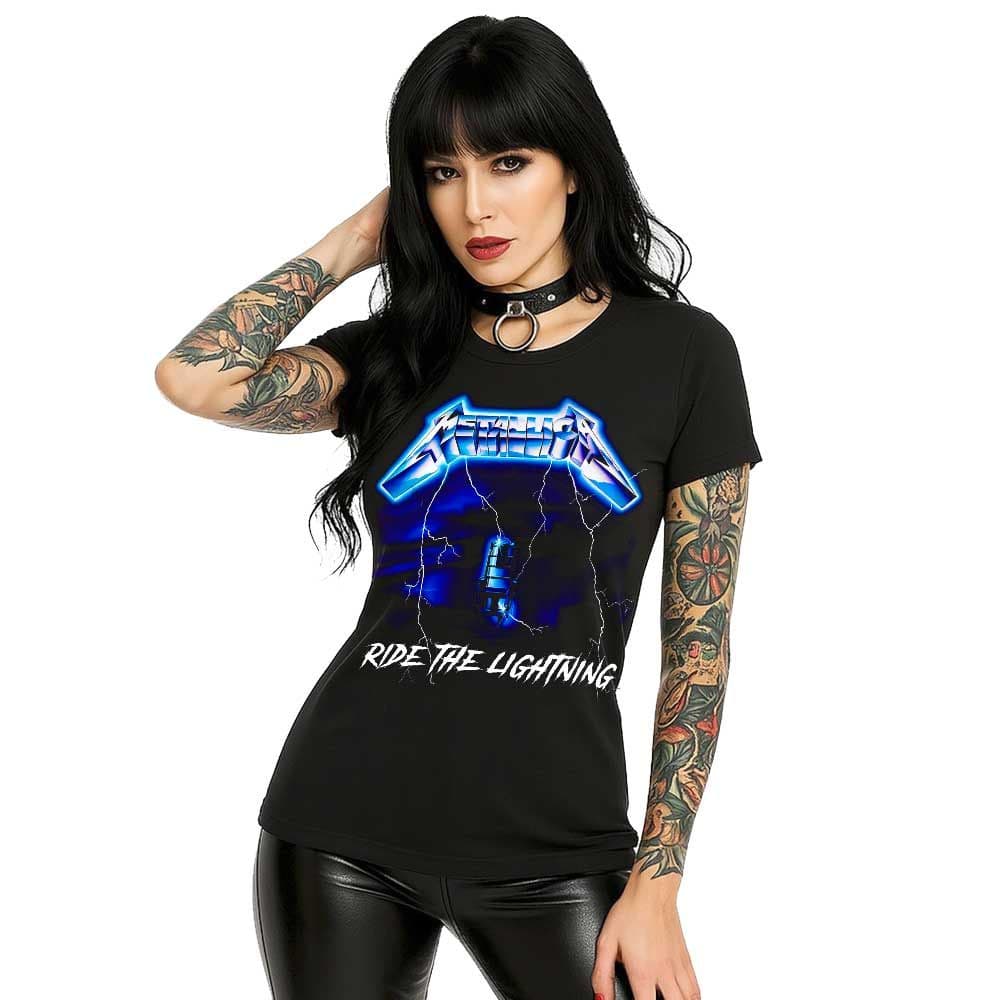 Camiseta METALLICA Ride the Lightning para hombre, mujer y niño