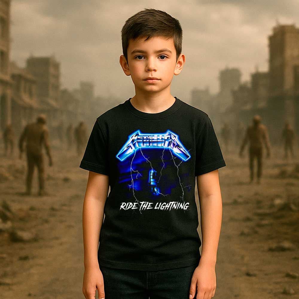 Camiseta METALLICA Ride the Lightning para hombre, mujer y niño