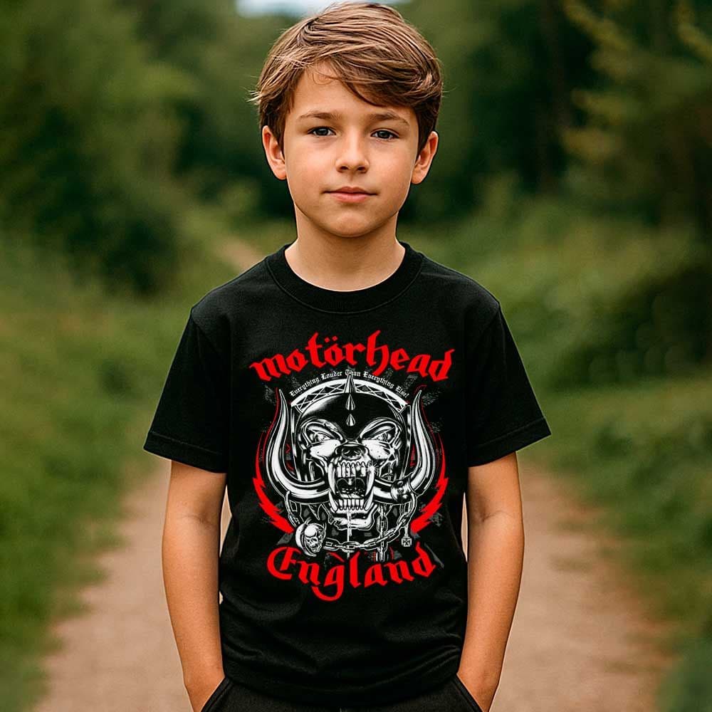 Camiseta MOTORHEAD – Red para hombre, mujer y niño