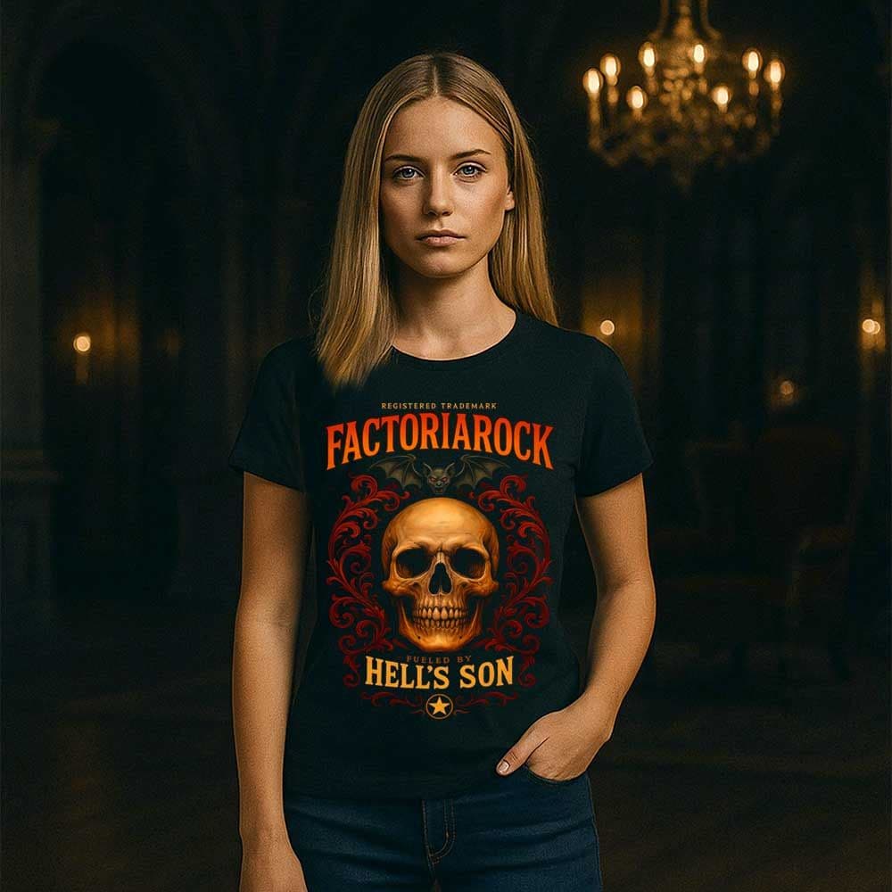 Camiseta para moteros «Hell’s Son» hombre, mujer y niño