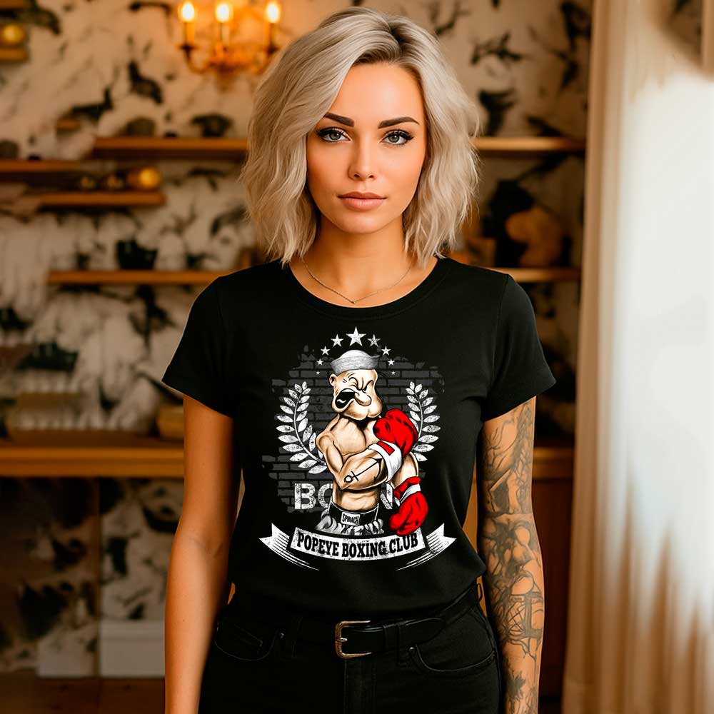 Camiseta de «Popeye Boxeador» hombre, mujer y niño