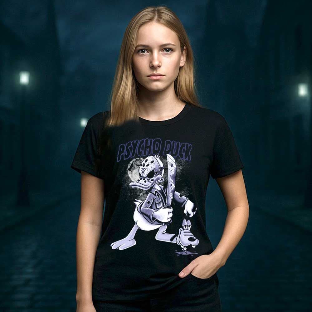 Camiseta «PSYCHODUCK» hombre, mujer y niño
