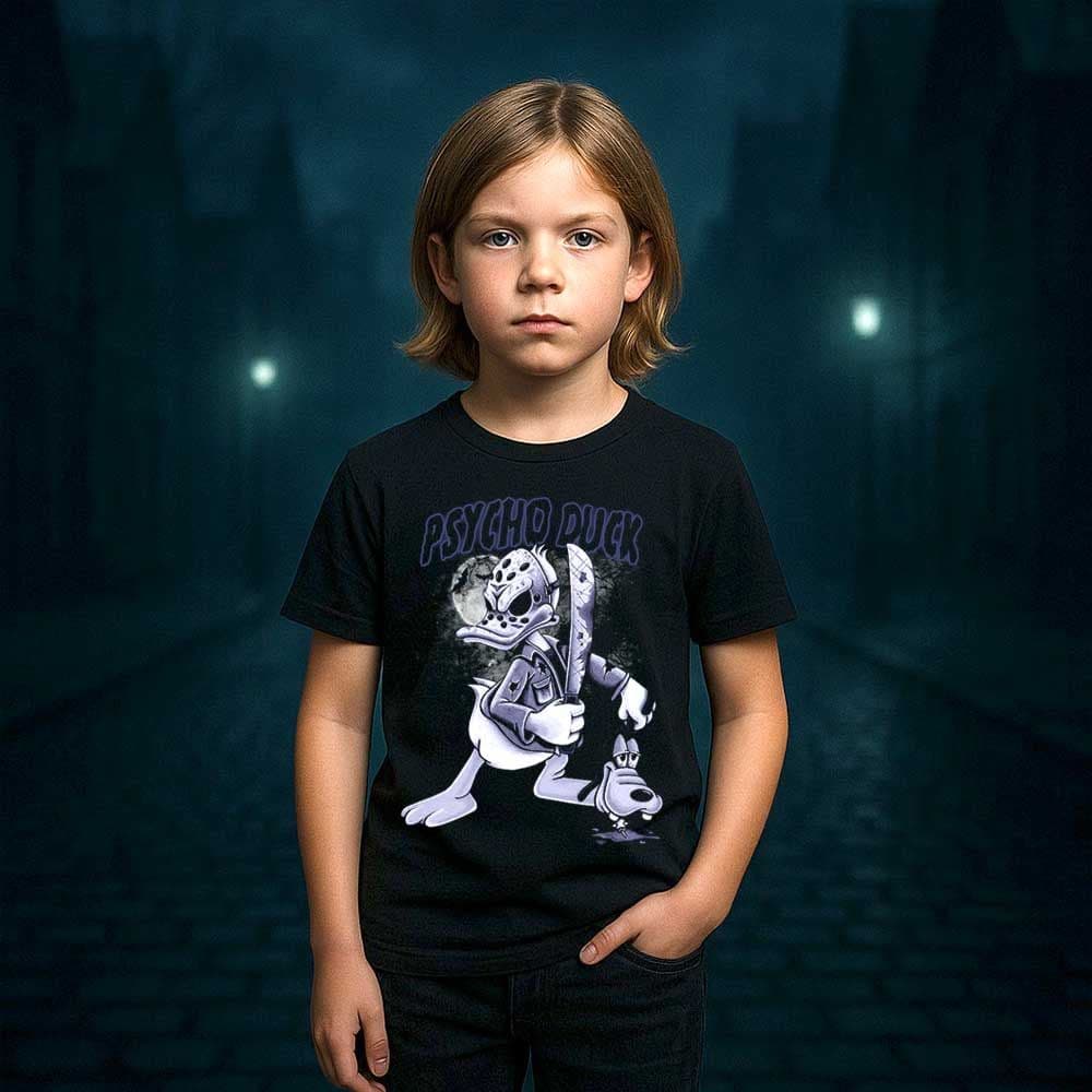 Camiseta «PSYCHODUCK» hombre, mujer y niño
