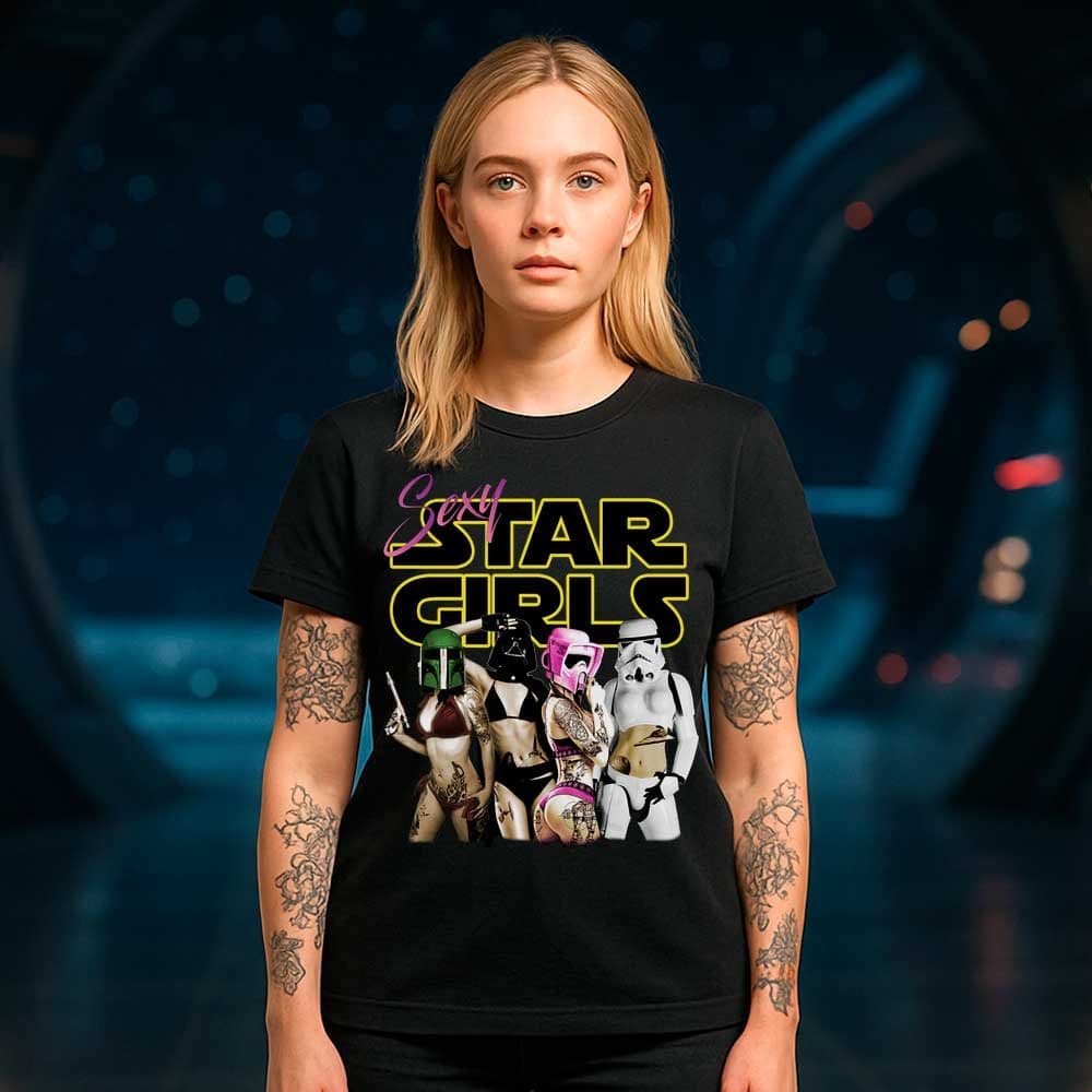 Camiseta "SEXY STAR WARS"