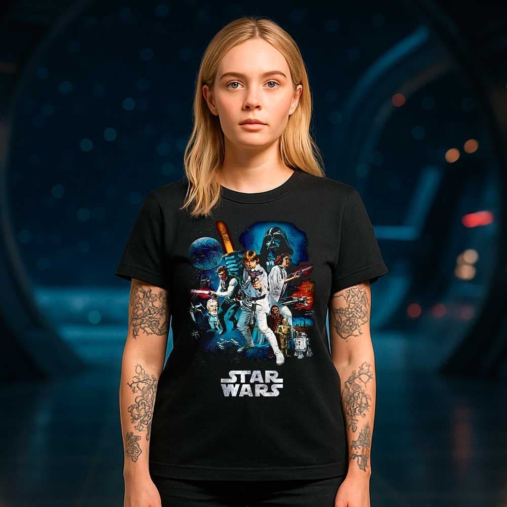 Camiseta "STAR WARS RETRO"